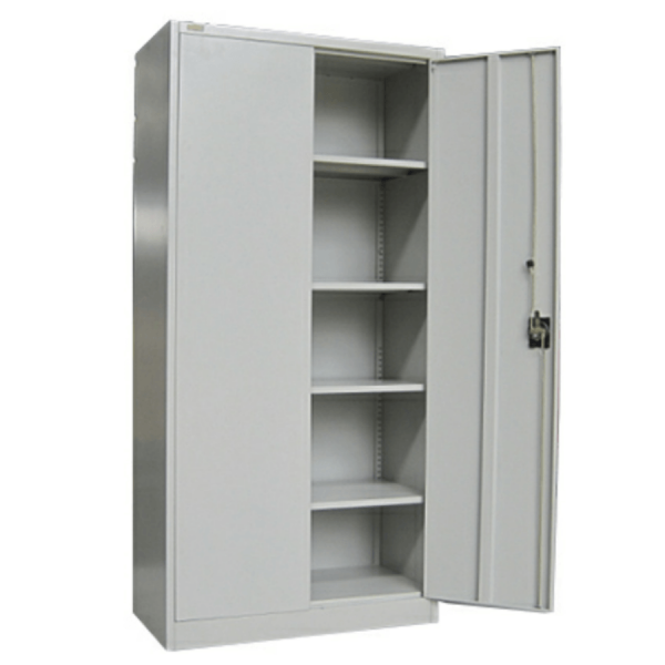 FULLY ASSEMBLED Metal cupboard cabinet with adjustable shelves levels