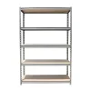 Heavy-duty 5-Level Boltless Rivet Steel Shelving Rack